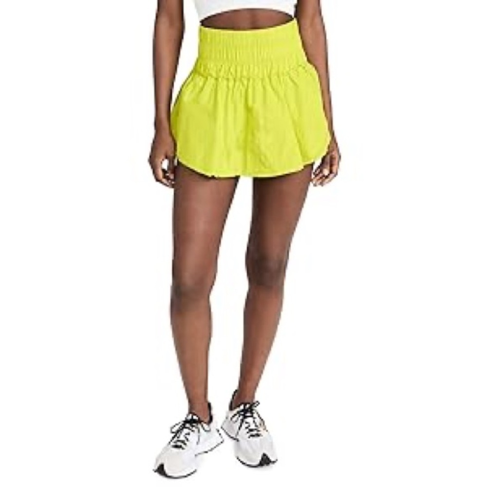 Free People Movement FP Way Home Skort Limelight Green Small